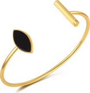 RETRO CHIC Black Eyes Bangle