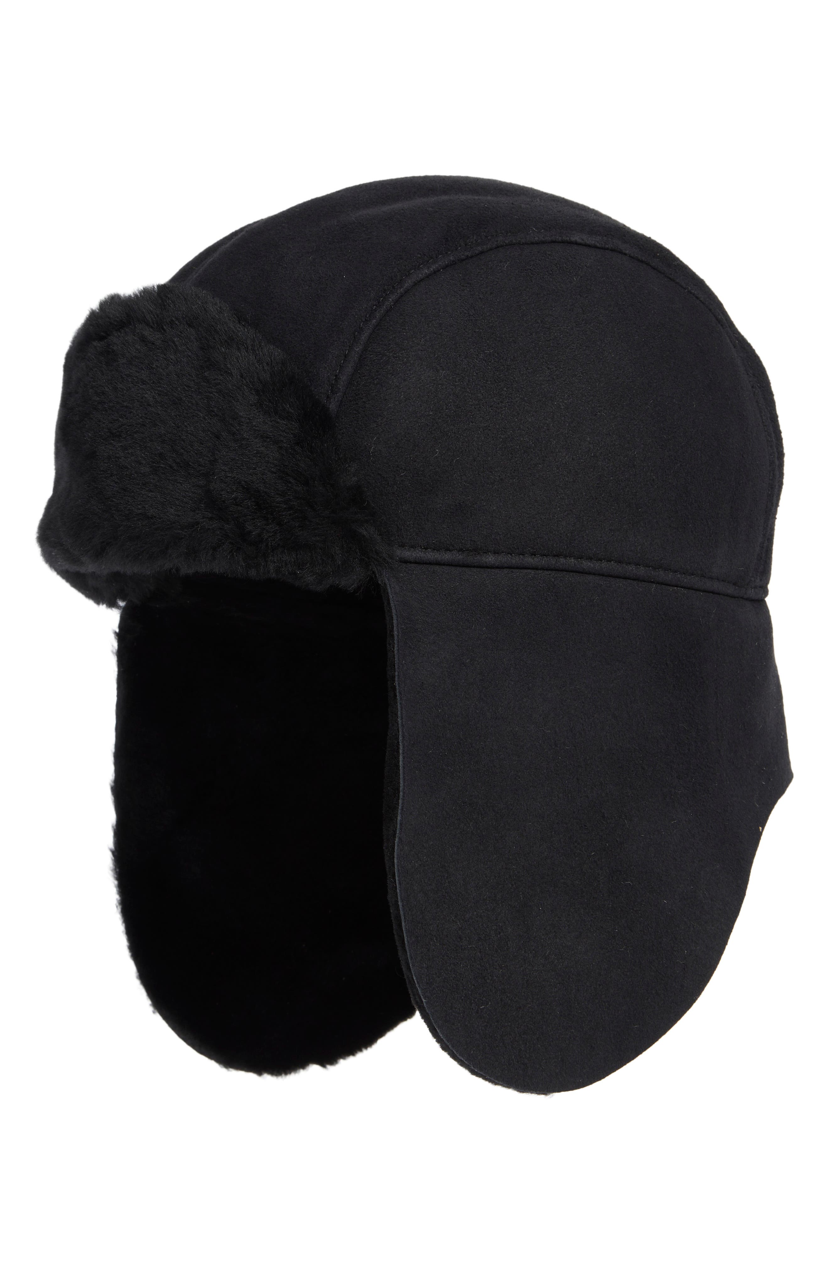 UGG® Genuine Shearling Trapper Hat