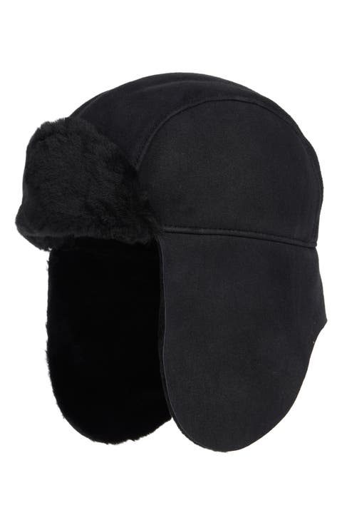 Genuine Shearling Trapper Hat
