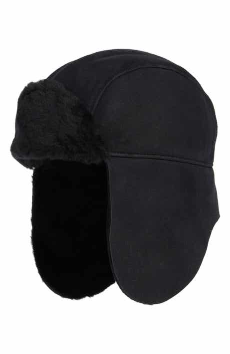 UGG® Genuine Shearling Trapper Hat