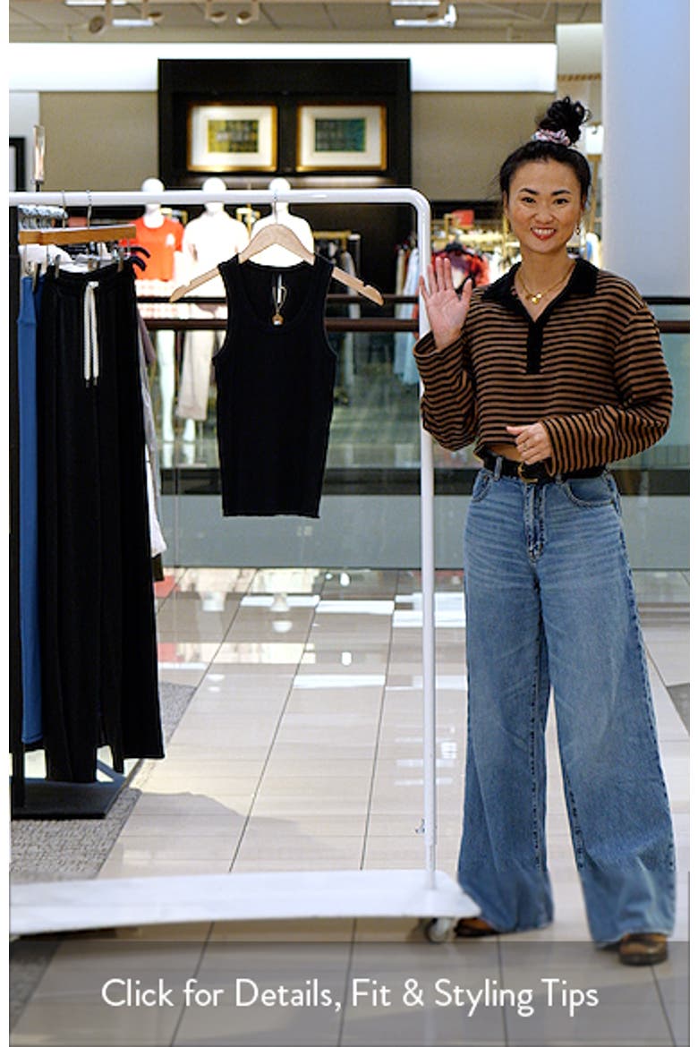 Stretch Cotton Rib Scoop Tank video
