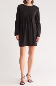 GO COUTURE Bell Sleeve Swing Dress