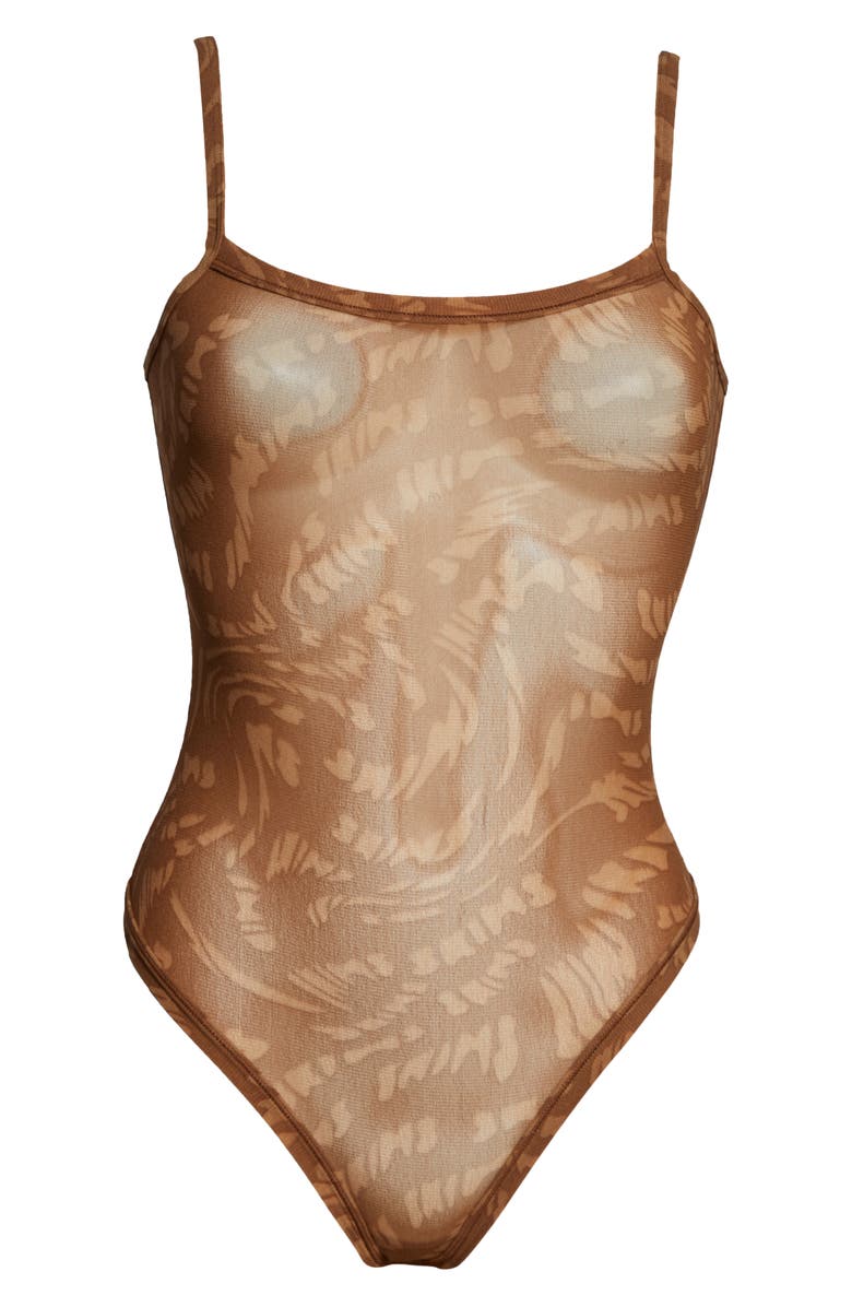 SKIMS Summer Mesh Strappy Bodysuit, Alternate, color,