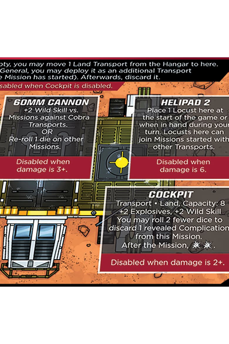 Renegade Games G.I. JOE Deck-Building Game The Crimson Veil Expansion, Alternate, color, Multicolored
