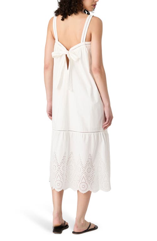 French Connection Cotton Square Neck Midi Dress