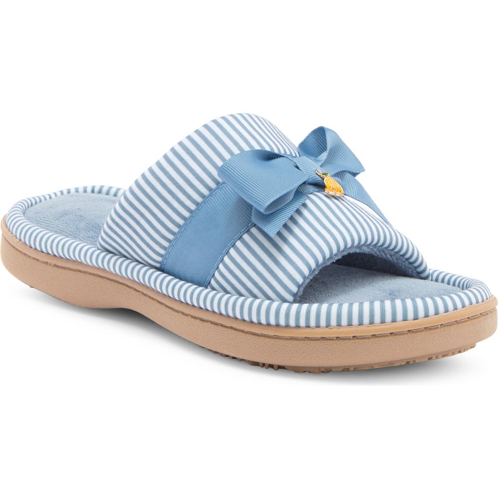 ISOTONER ISOTONER FRUIT CHARM SCUFF SLIPPER