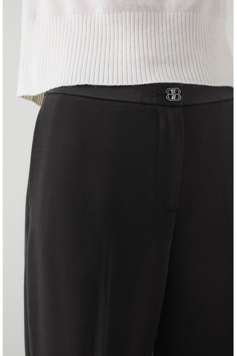 Claire Wide Leg Trousers, Alternate, color, BLACK