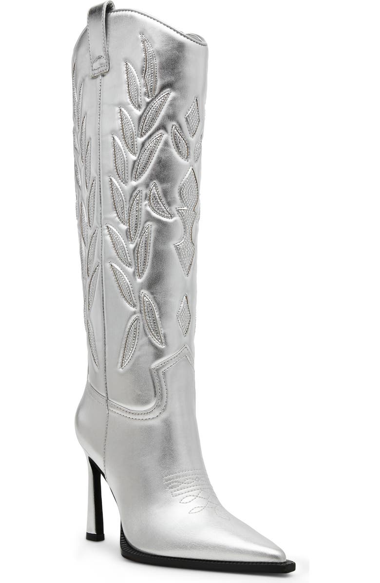 Steve Madden Kinzee Pointed Toe Western Boot, Main, color,