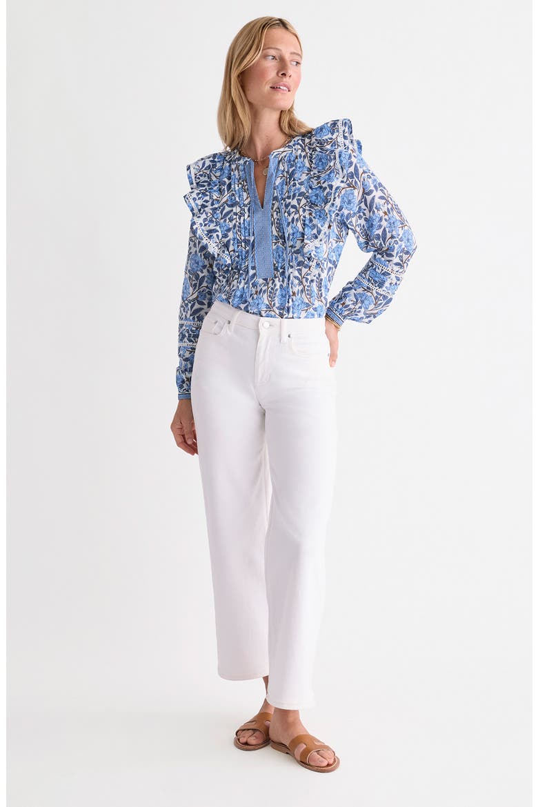 Maren Ruffled Top, Alternate, color, MAGNOLIA MARSH