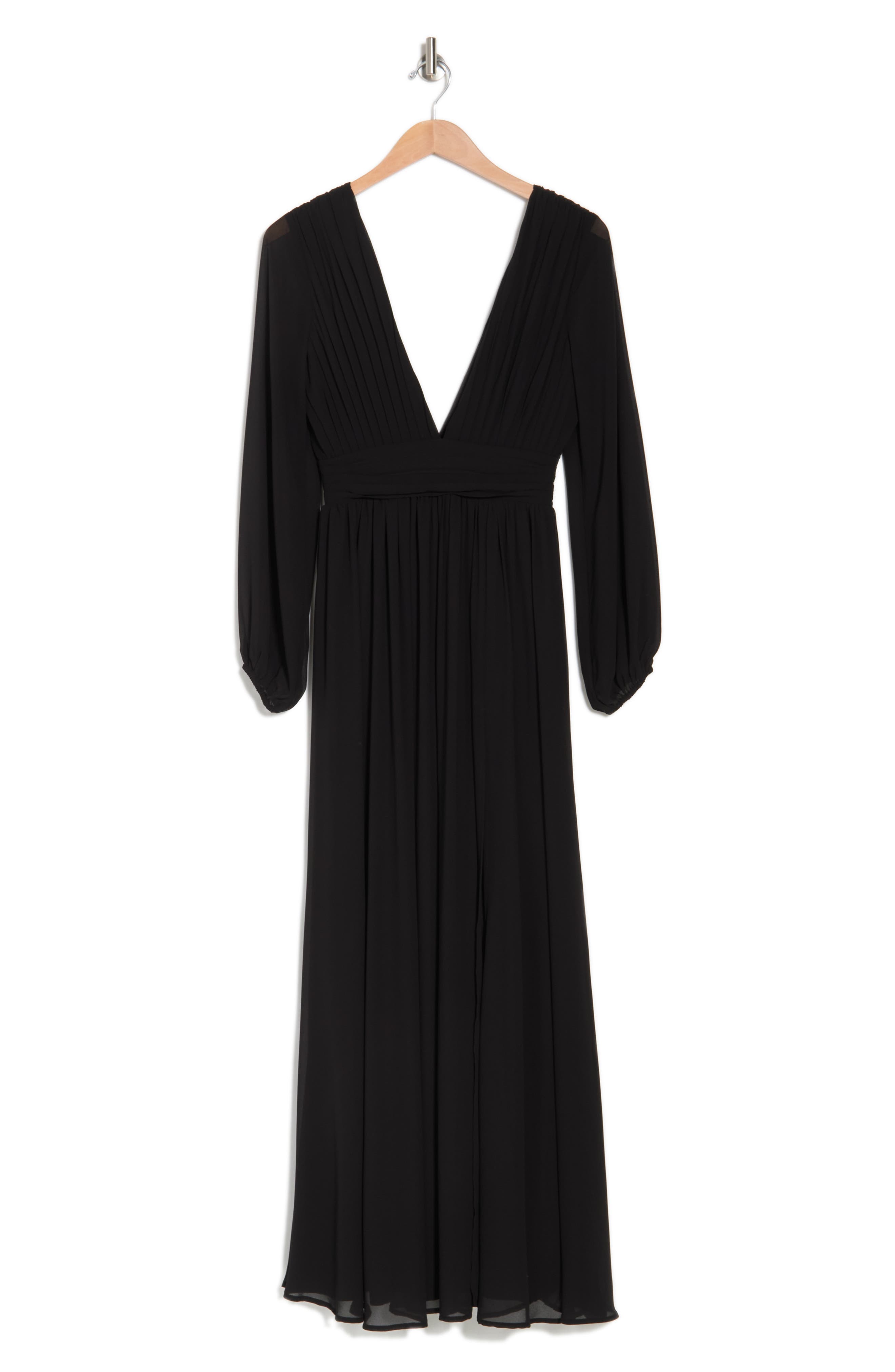 iris plunge neck long sleeve maxi dress Maxi Dress Long Sleeve Plunge Neck Dress Love By Design Women's Iris Plunge  Neck Long Sleeve