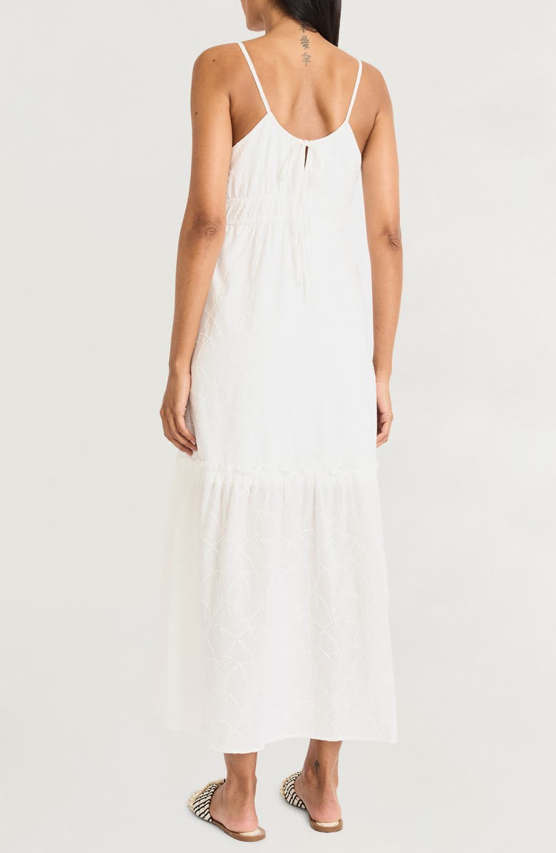 The Good Journey Smocked Waist V-Neck Dress, Alternate, color, 