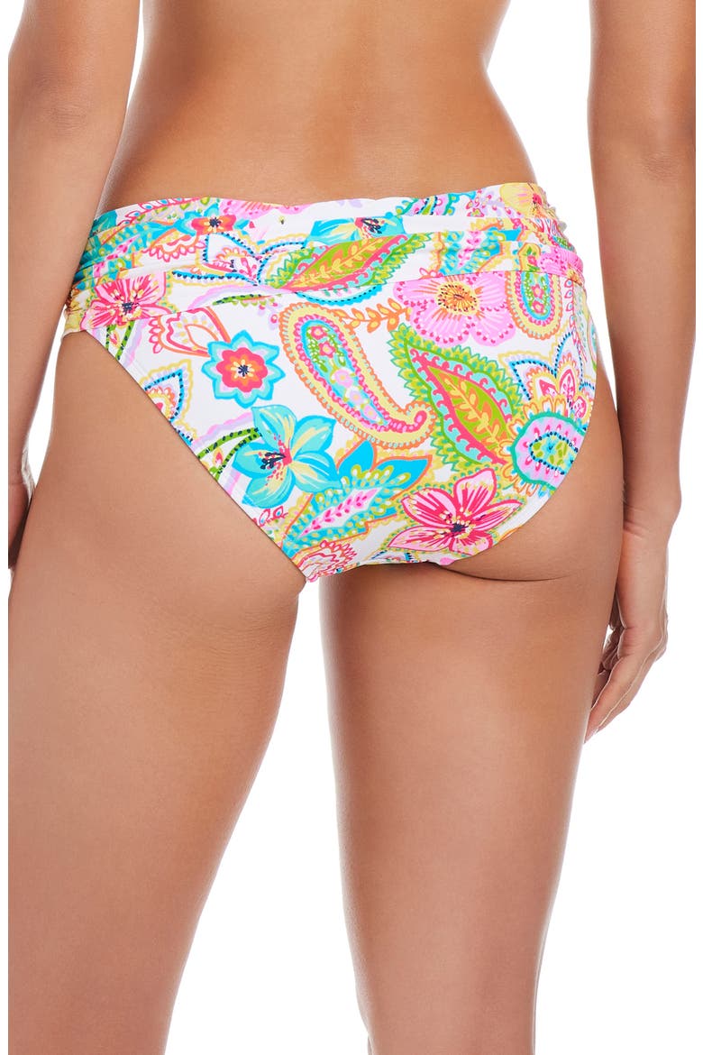 All Set For Summer Sarong Hipster Bikini Bottoms, Alternate, color, PINK MULTI