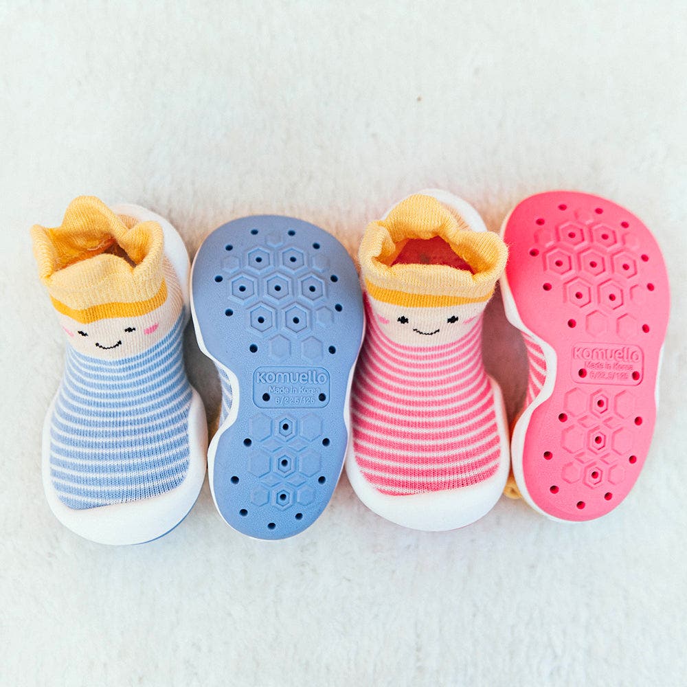 Komuello Toddler Boy Sock Shoes - Crown Prince, Alternate, color, Blue