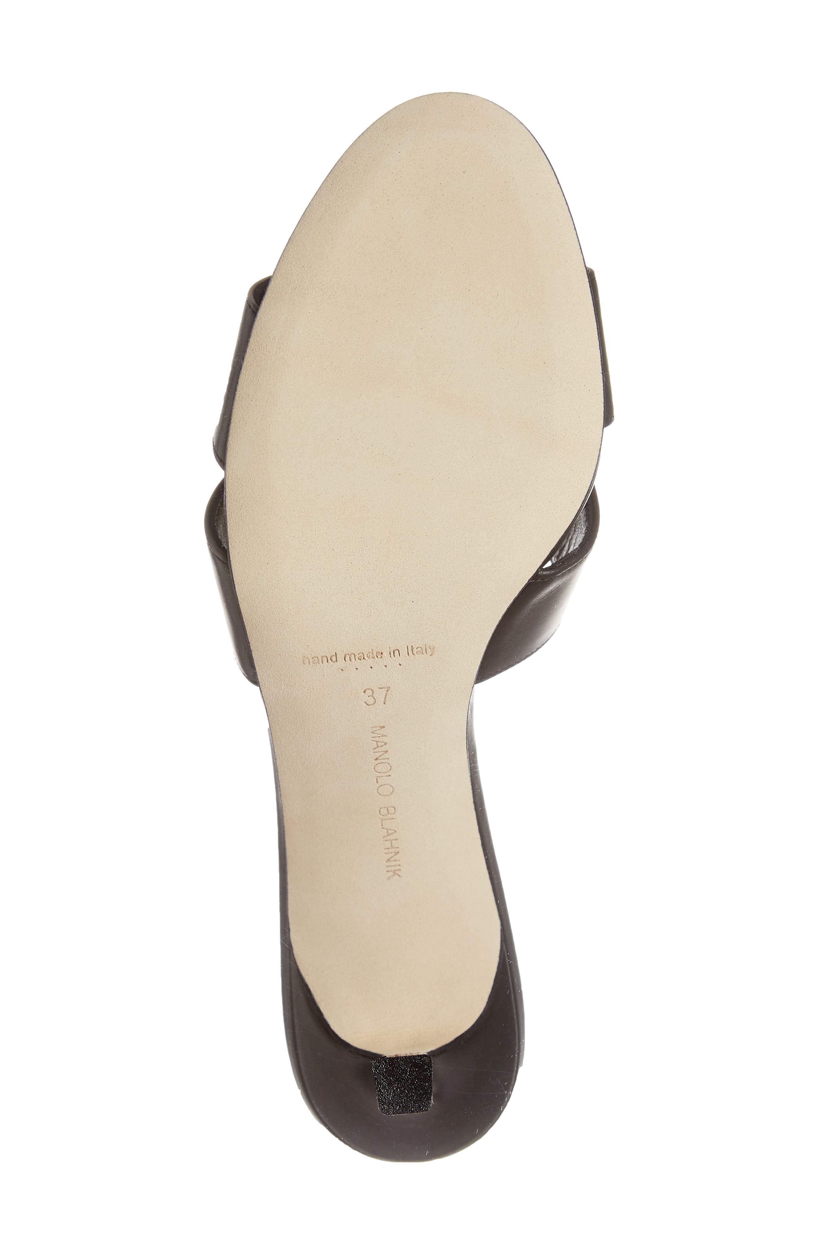 Iacopo Double Band Sandal, Alternate, color, BLACK LEATHER