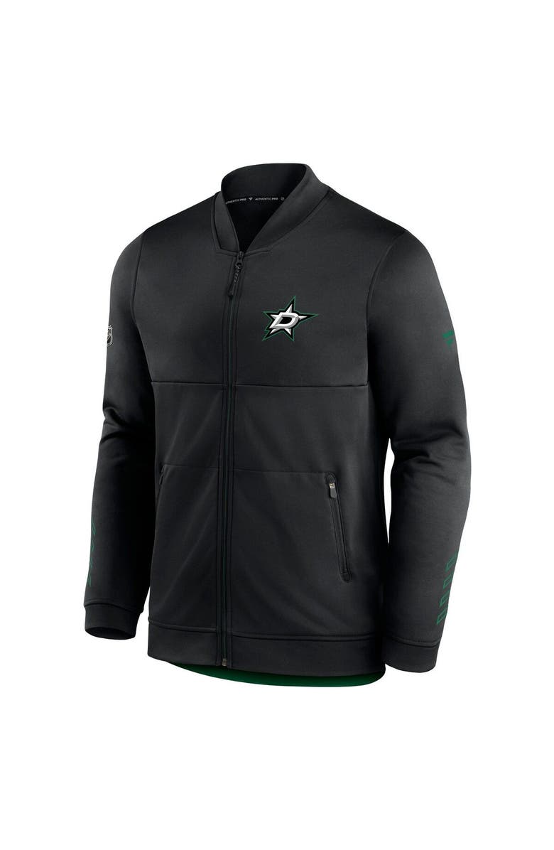 FANATICS Men's Fanatics Branded Black Dallas Stars Locker Room Full-Zip Jacket, Alternate, color, 