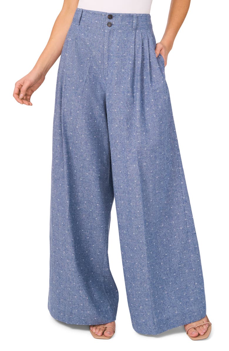 CeCe Pleated Wide Leg Pants, Main, color,