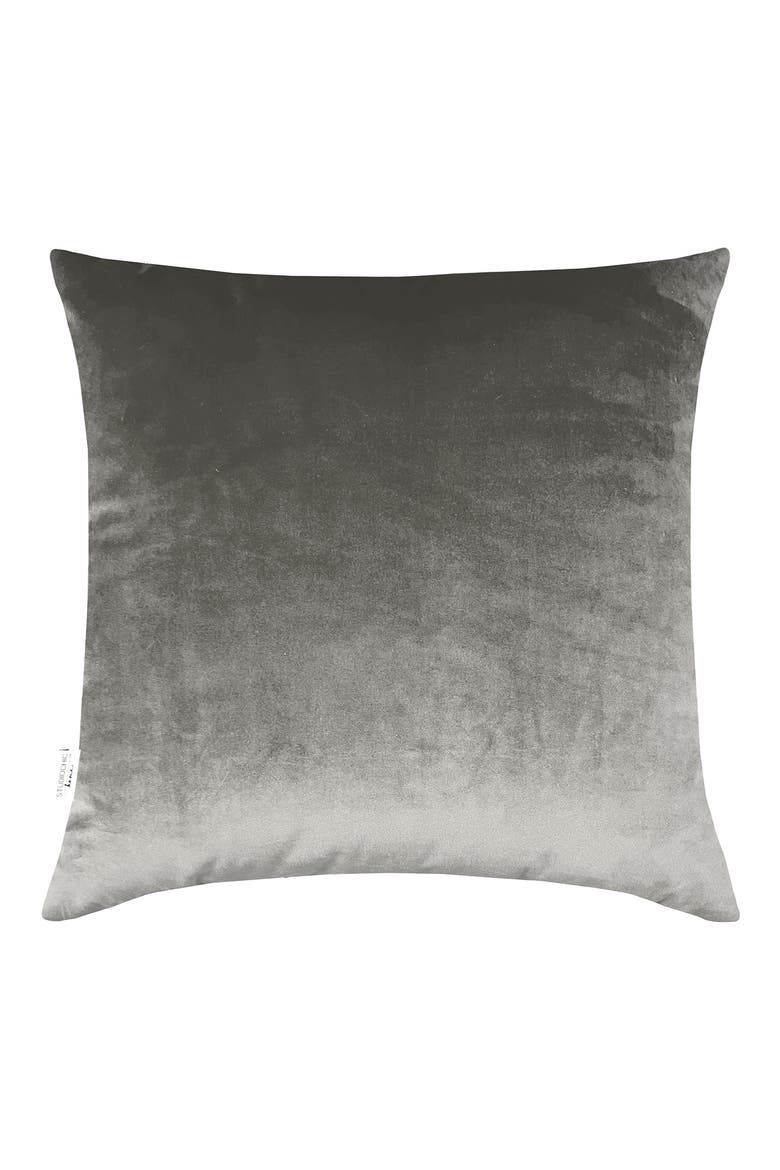 Reserved for the Dog Square Accent Pillow, Alternate, color, CHARCOAL