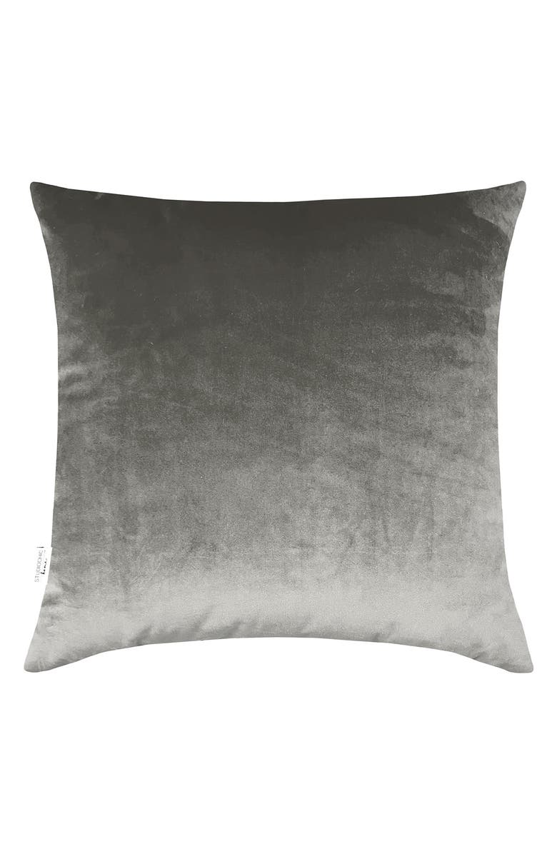 STUDIOCHIC Reserved for the Dog Square Accent Pillow, Alternate, color, Charcoal
