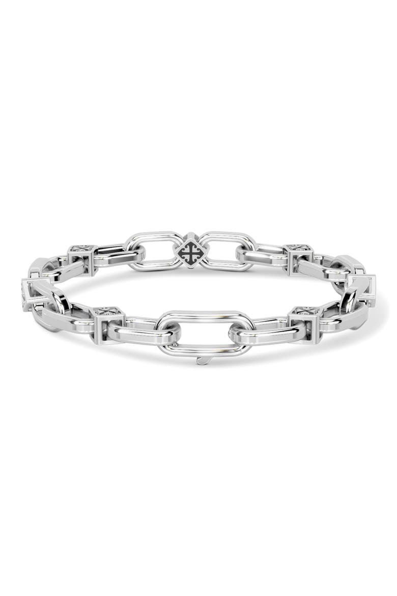 Arrow Link Bracelet, Alternate, color, SILVER
