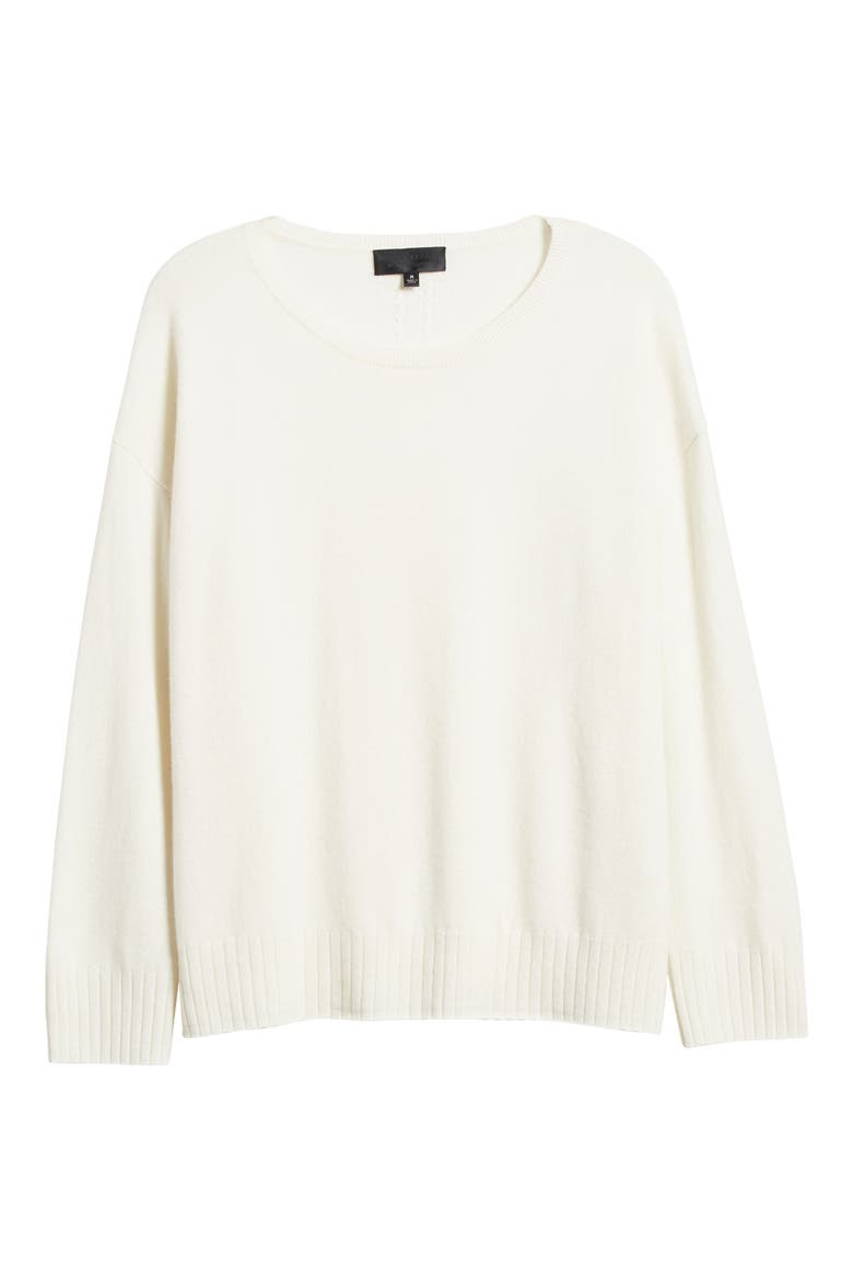 Cashmere Boyfriend Sweater, Alternate, color, IVORY