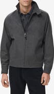 MANGO Wool Blend Melton Jacket