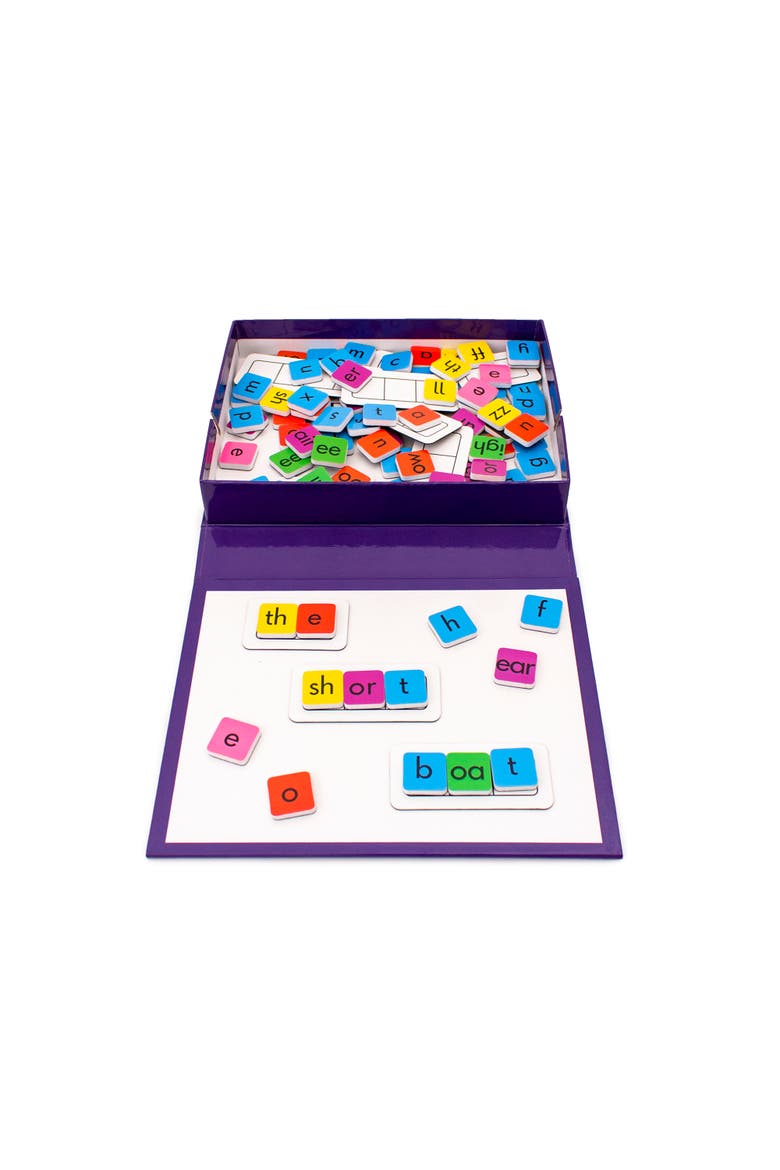 Rainbow Phonics Tiles With Builtin Magnetic Board, Alternate, color, Multicolored