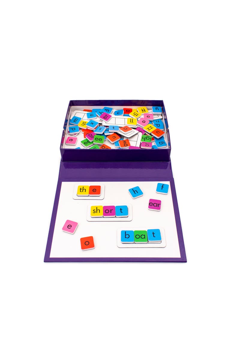 Junior Learning Rainbow Phonics Tiles With Builtin Magnetic Board, Alternate, color, Multicolored