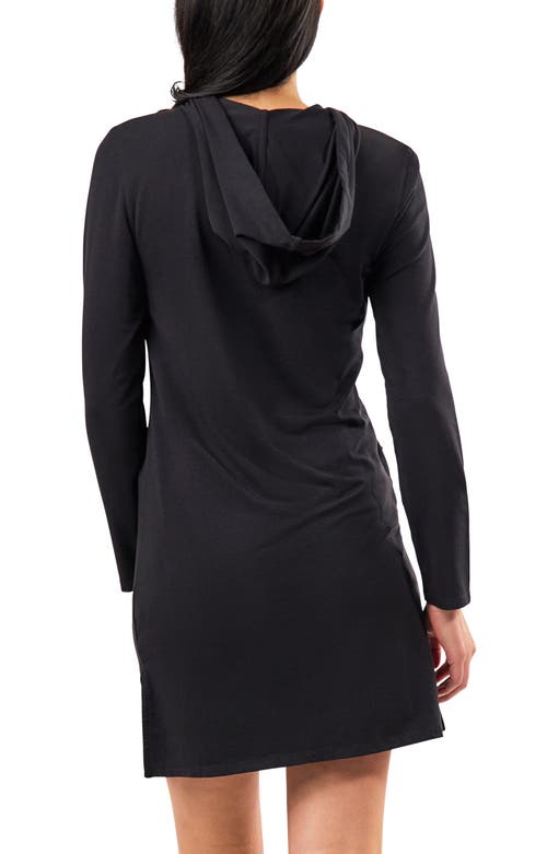 Uv Skinz Full Zip Island Beach Jacket In Black