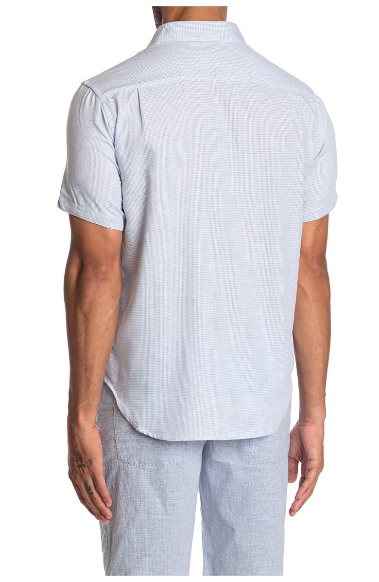 Fundamental Coast Ocean Club Check Short Sleeve Regular Fit Shirt, Alternate, color,