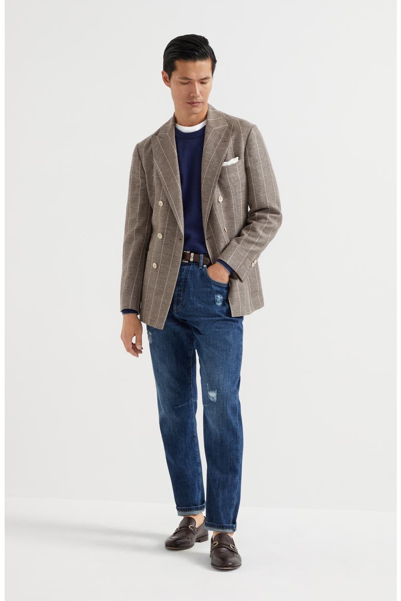 Cashmere sweater, Alternate, color, Azure