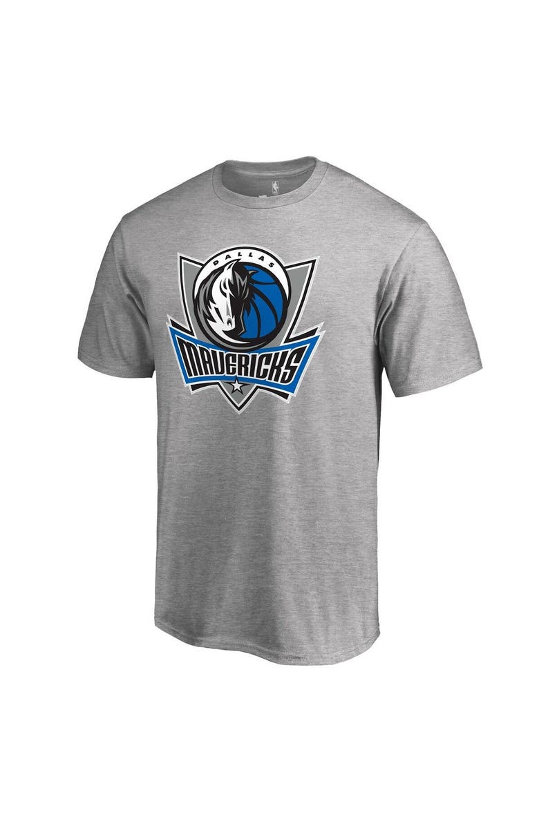 FANATICS Men's Fanatics Branded Luka Doncic Heather Gray Dallas Mavericks Backer T-Shirt, Alternate, color, 