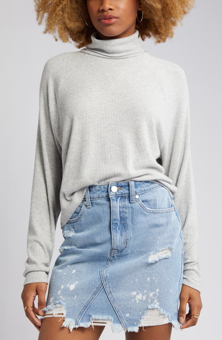 BP. Turtleneck Rib Top, Alternate, color,