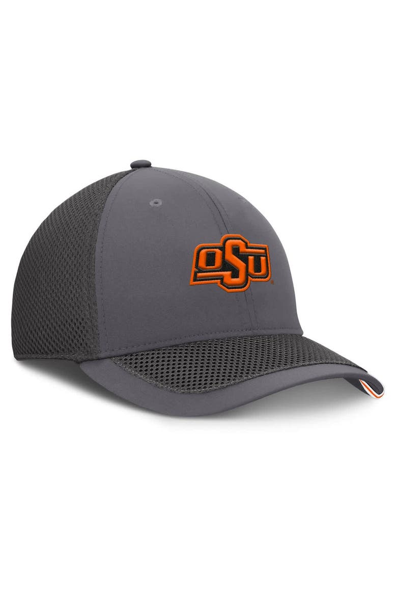Men's Fanatics Gray Oklahoma State Cowboys Clincher Flex Hat, Alternate, color, Gray