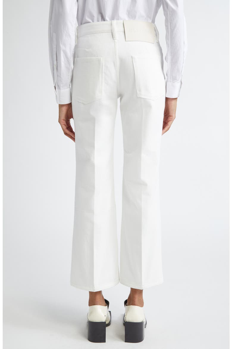 Crop Flare Leg Jeans, Alternate, color, OPTIC WHITE