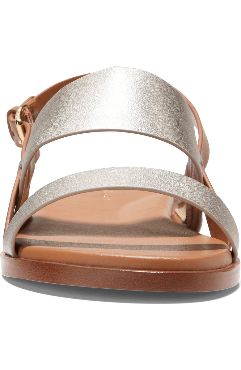 Cole Haan Flynn Flat Sandal, Alternate, color, Soft Gold