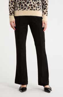 T Tahari Faux Suede Bootcut Pants