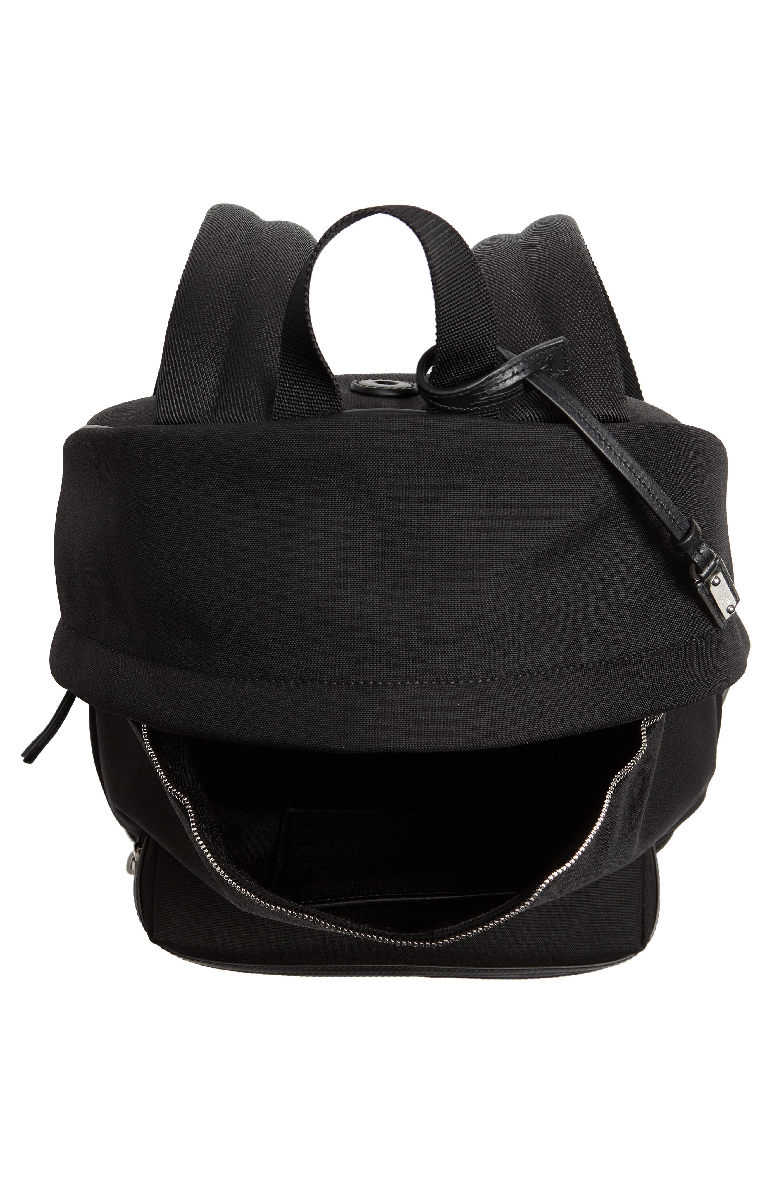 Saint Laurent Canvas Backpack, Alternate, color, 