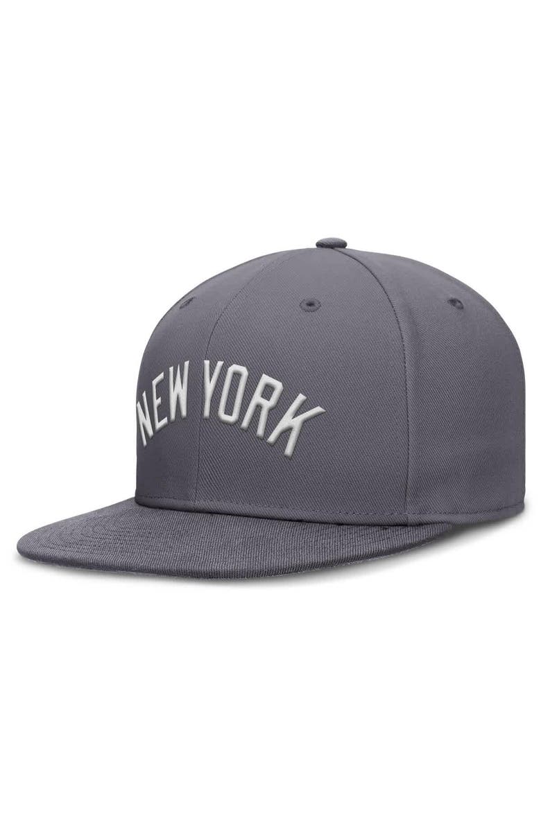 Nike Men's Nike Gray New York Yankees Performance True Fitted Hat, Main, color, Gray