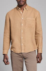 Billy Reid Tuscumbia Linen Button-Down Shirt