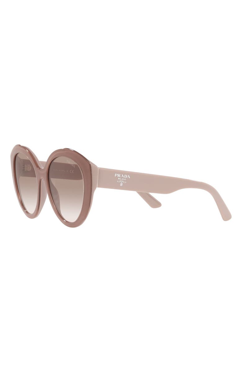 Prada 56mm Oval Sunglasses, Alternate, color, 