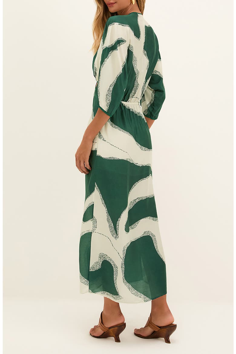 Enigma Carrie Cutout Cover-Up Dress, Alternate, color, GREEN MULTI