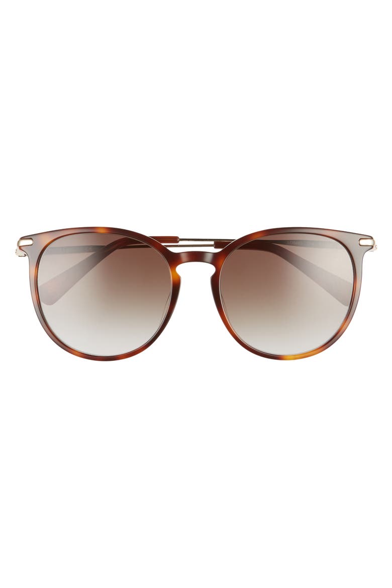 Roseau 54mm Round Sunglasses, Alternate, color, HAVANA/ KHAKI