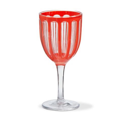 Villa Acrylic Orange Wine Glasses - 12oz Everyday Drinkware