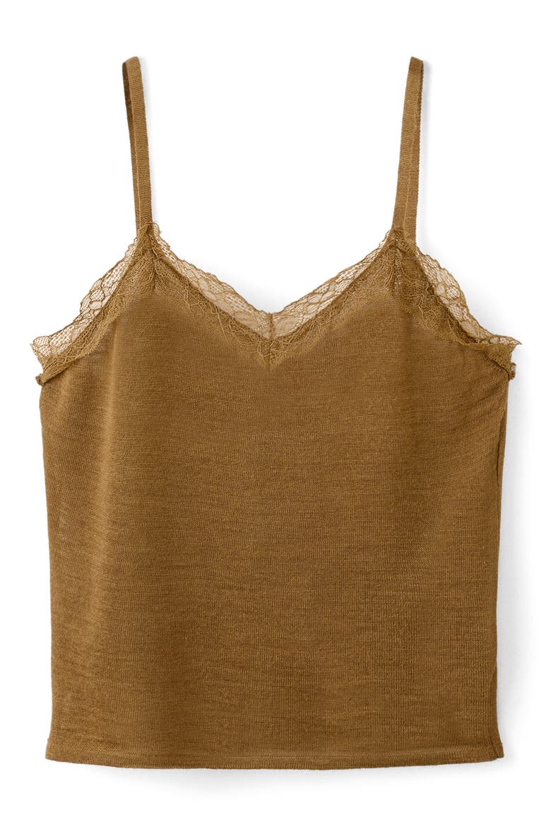 Mustasa Knit Camisole, Alternate, color, OCHRE