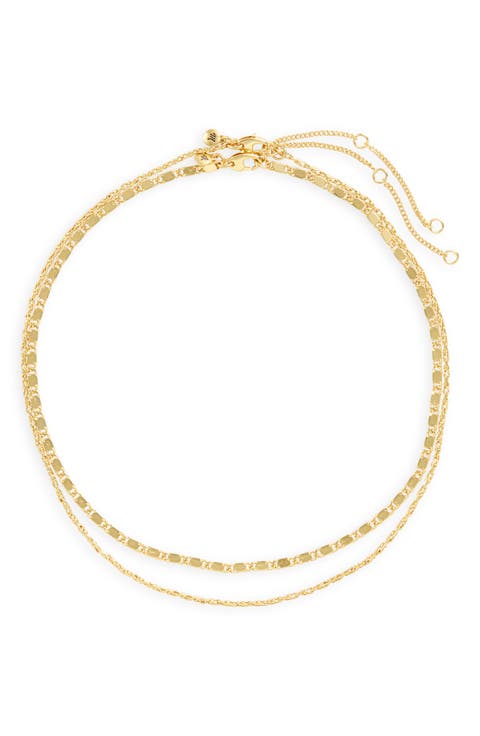 2-Piece Chain Necklace Set