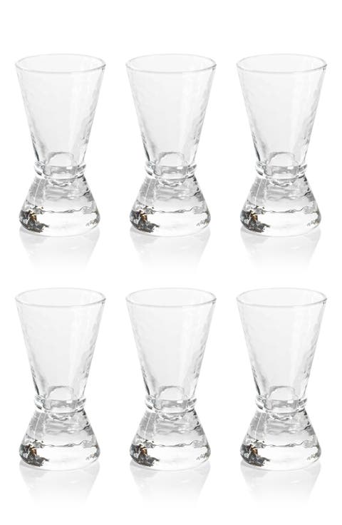 Set of 6 Jigger Shot Glasses
