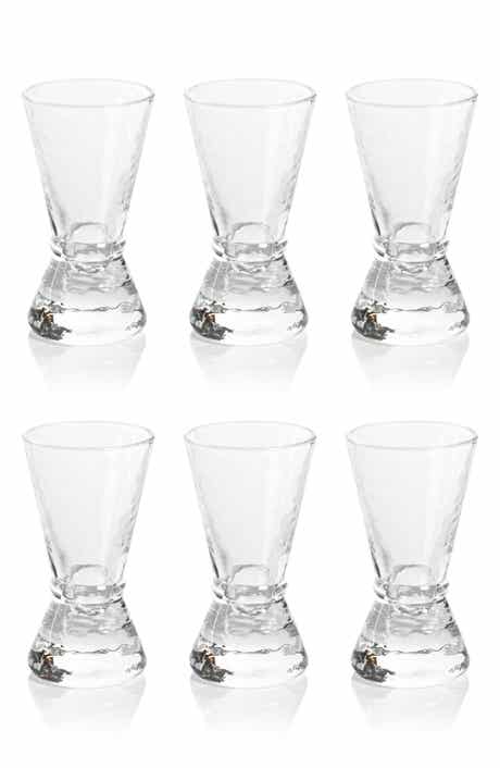 Zodax Set of 6 Jigger Shot Glasses