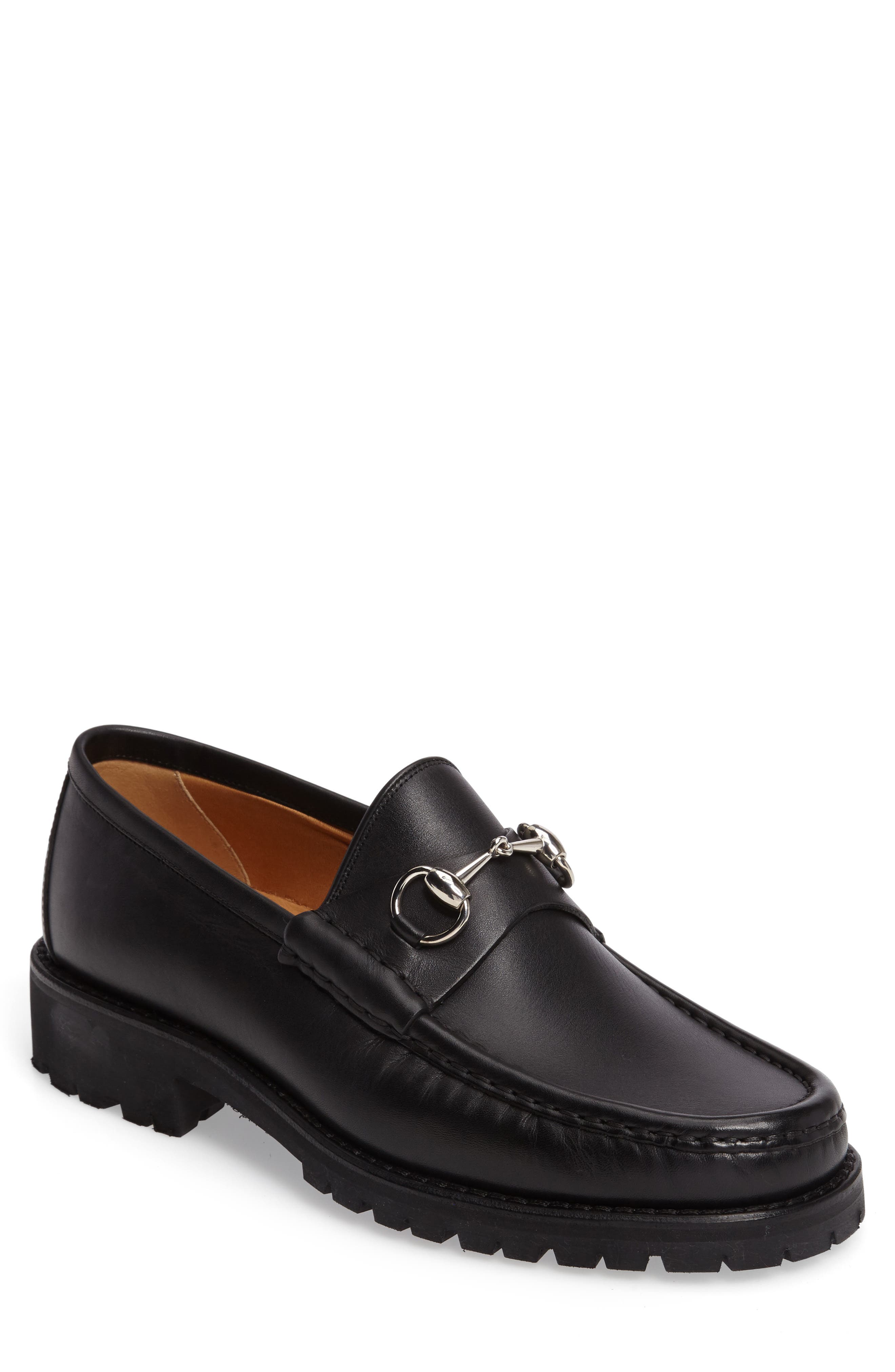 Gucci Classic Bit Lug Sole Loafer, Main, color, 