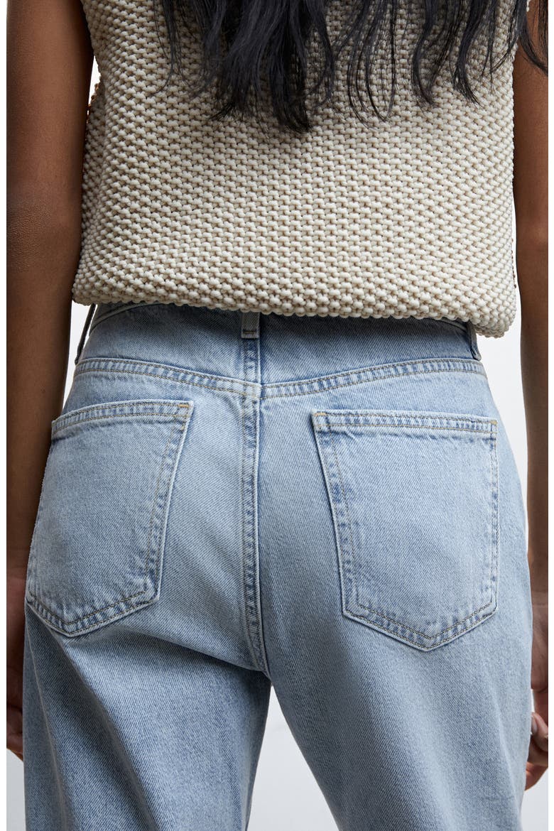 Straight Leg Jeans, Alternate, color, LIGHT BLUE