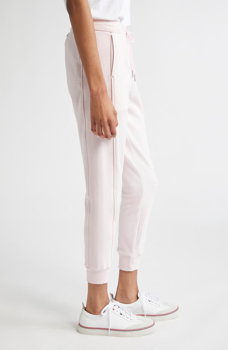 Thom Browne Classic Cotton Jersey Joggers, Alternate, color, Light Pink